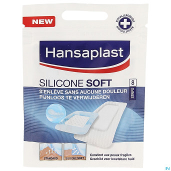 Hansaplast silicone soft    strips  8