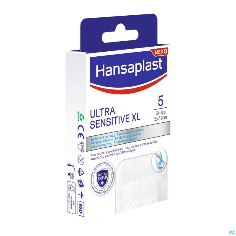 Hansaplast silicone soft xl    strips  5