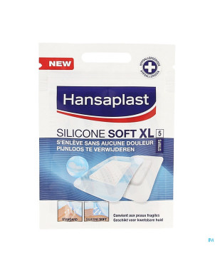 Hansaplast silicone soft xl    strips  5