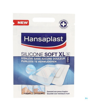 Hansaplast silicone soft xl    strips  5