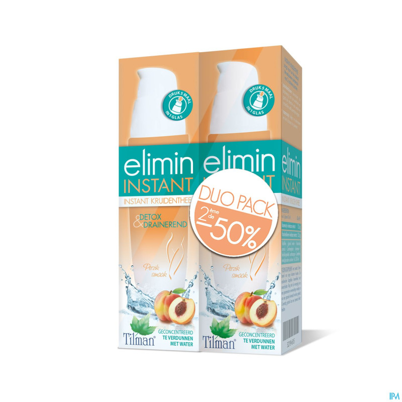 Elimin instant duo peche   solution buvable 2x40ml