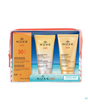 Nuxe sun trousse ip30 visage 50ml + mini 2x50ml