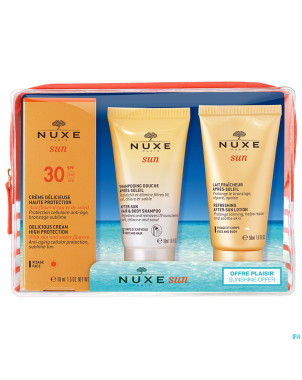 Nuxe sun trousse ip30 visage 50ml + mini 2x50ml