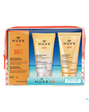 Nuxe sun trousse ip50 visage 50ml + mini 2x50ml