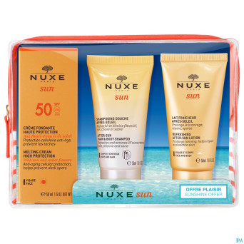 Nuxe sun trousse ip50 visage 50ml + mini 2x50ml