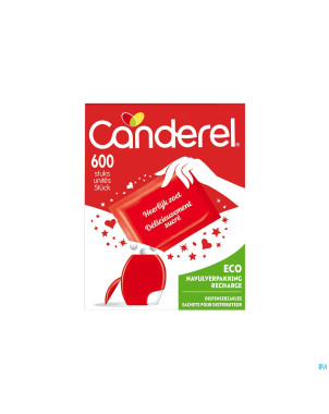 Canderel recharge pr distributeur maxipack 500+100
