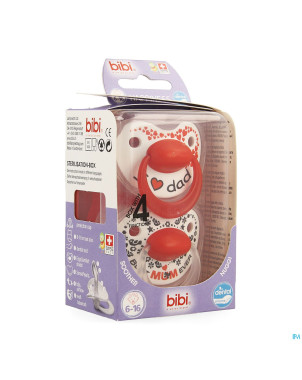 Bibi sucette hp dental duo mama papa    6-16m 2