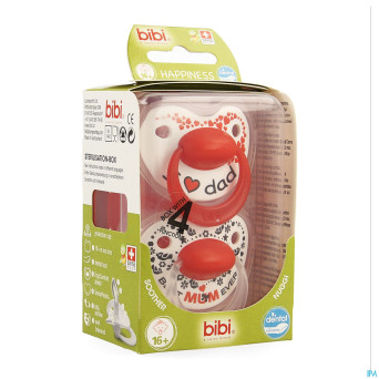 Bibi sucette hp dental duo mama papa    +16m 2