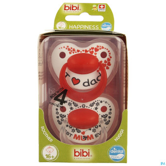 Bibi sucette hp dental duo mama papa    +16m 2