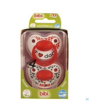 Bibi sucette hp dental duo mama papa    +16m 2