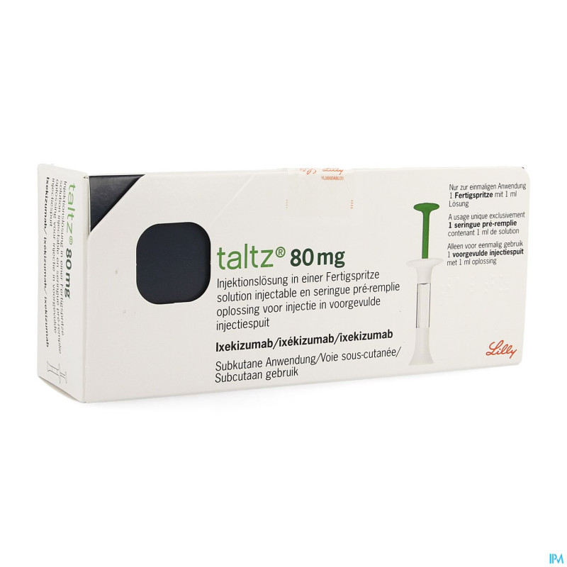 Taltz 80mg sol inj seringue prerempli  1 x 1ml