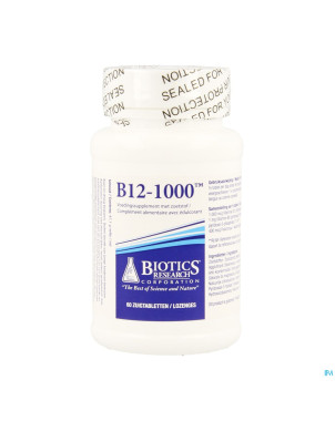 B12-1000 biotics lozenges avec edulc. cfr 3915410
