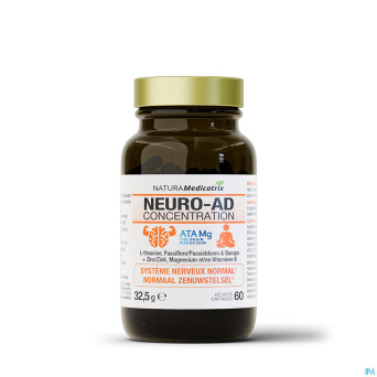 Neuro-ad concentration pot caps  60