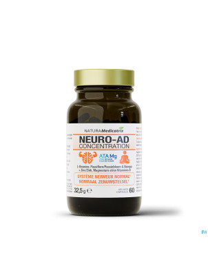Neuro-ad concentration pot caps  60