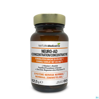 Neuro-ad concentration pot caps  60