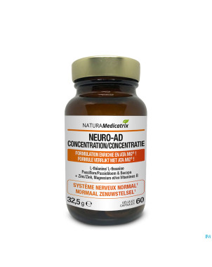 Neuro-ad concentration pot caps  60