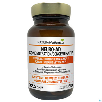Neuro-ad concentration pot caps  60