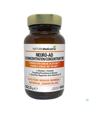 Neuro-ad concentration pot caps  60