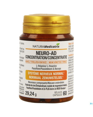 Neuro-ad concentration pot caps  60