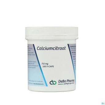 Calciumcitraat    v-caps 100    deba