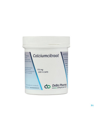 Calciumcitraat    v-caps 100    deba
