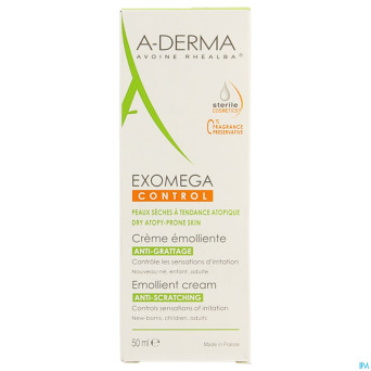 Aderma exomega control creme emollient  tube  50ml