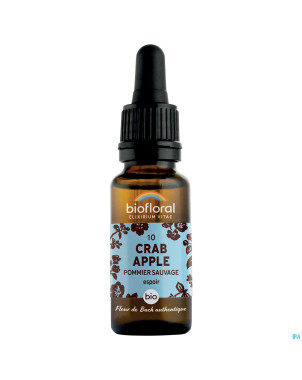 Biofloral fleurs de bach 10 crab apple bio    20ml