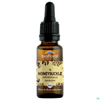 Biofloral fleurs de bach 16 honeysuckle bio   20ml