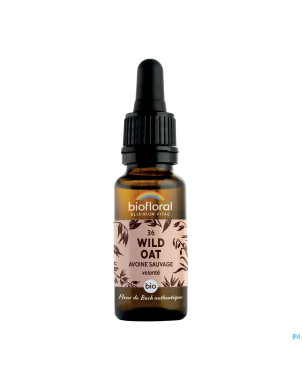 Biofloral fleurs de bach 36 wild oat bio    20ml