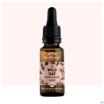 Biofloral fleurs de bach 36 wild oat bio    20ml