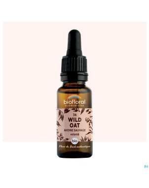 Biofloral fleurs de bach 36 wild oat bio    20ml