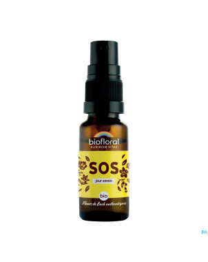 Biofloral fleurs de bach cplx sos bio   spray 20ml