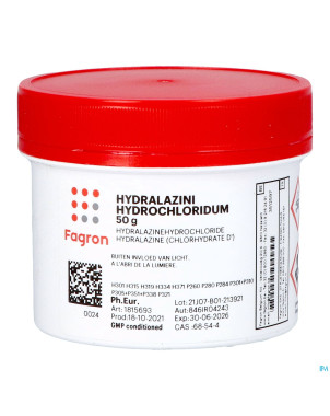 Hydralazine chlorhydrate 50g fag