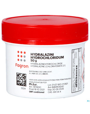 Hydralazine chlorhydrate 50g fag