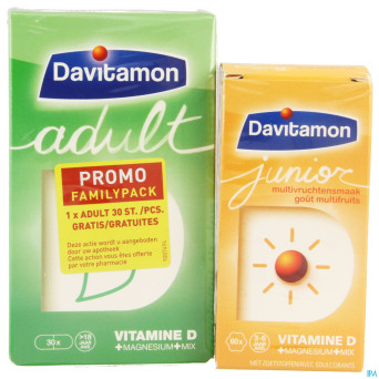 Davitamon junior multi comp 60 + adulte comp 30