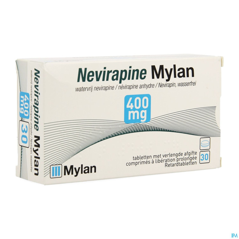 Nevirapine viatris 400mg comp liber.prol. 30