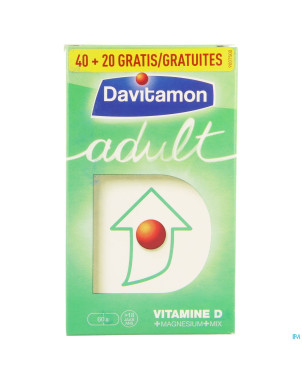 Davitamon adult comp 40 + 20 gratuit