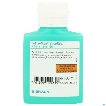 Softa-man viscorub 45% 18%    gel 20 x 100ml