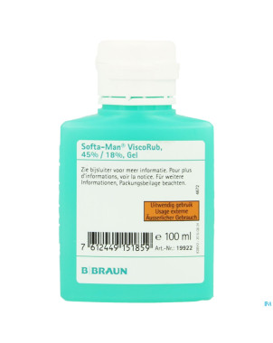 Softa-man viscorub 45% 18%    gel 20 x 100ml