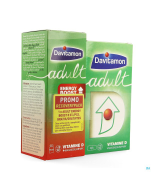 Davitamon adult comp 60 + adulte boost comp 8