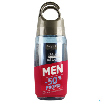 Bodysol men pr gel douche nordic 2x250ml 2e -50%