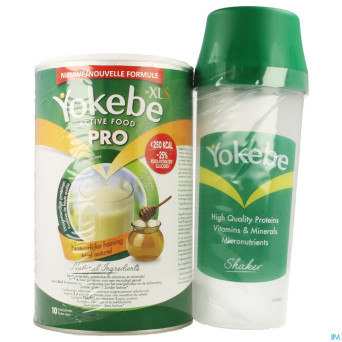 Yokebe pro by xls miel naturel 400g + shaker