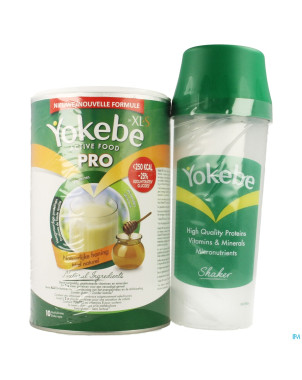 Yokebe pro by xls miel naturel 400g + shaker