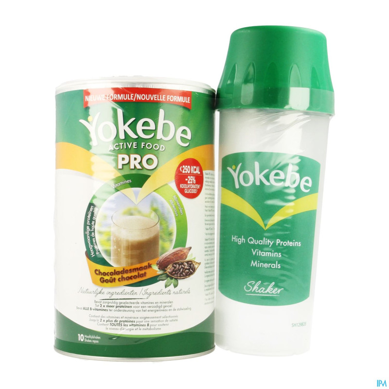 Yokebe pro by xls choco 400g + shaker gratuit