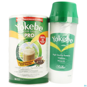 Yokebe pro by xls choco 400g + shaker gratuit