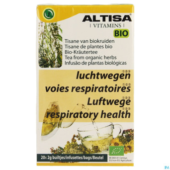 Altisa tisane voies respiratoires bio 20x2g