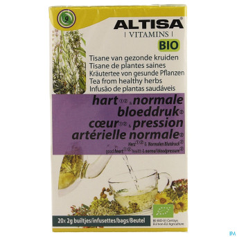 Altisa tisane pression sanguine bio 20x2g