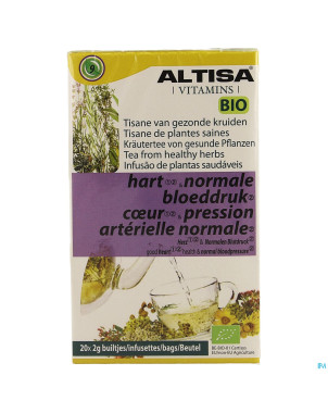 Altisa tisane pression sanguine bio 20x2g