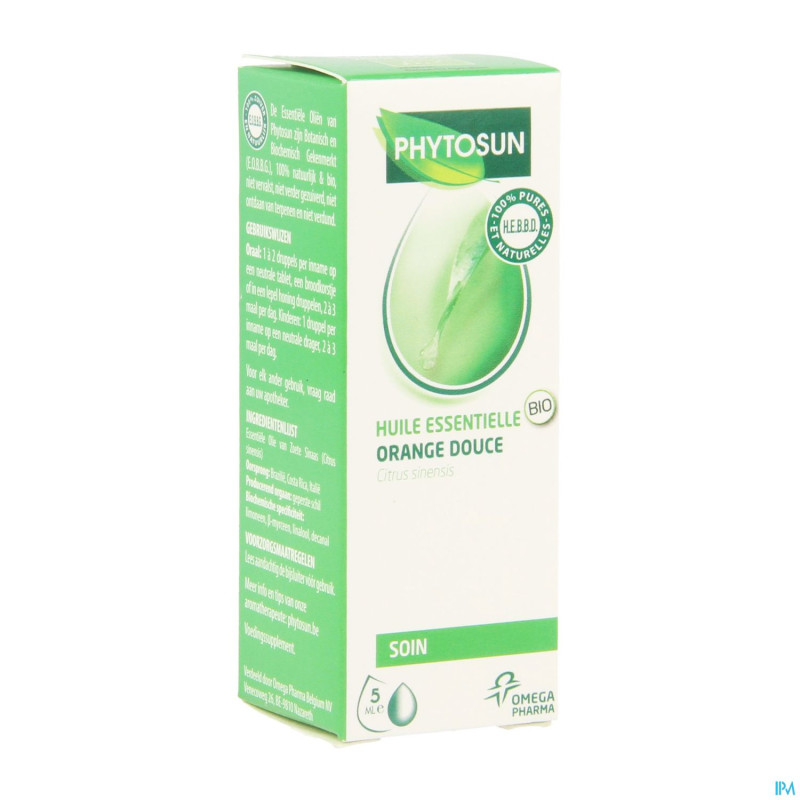 Phytosun orange douce fr-bio-01 5ml be2