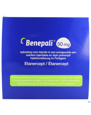 Benepali 50mg sol inj stylo prerempli 12